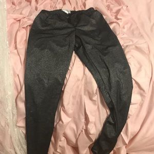 Black and sparkly leggings